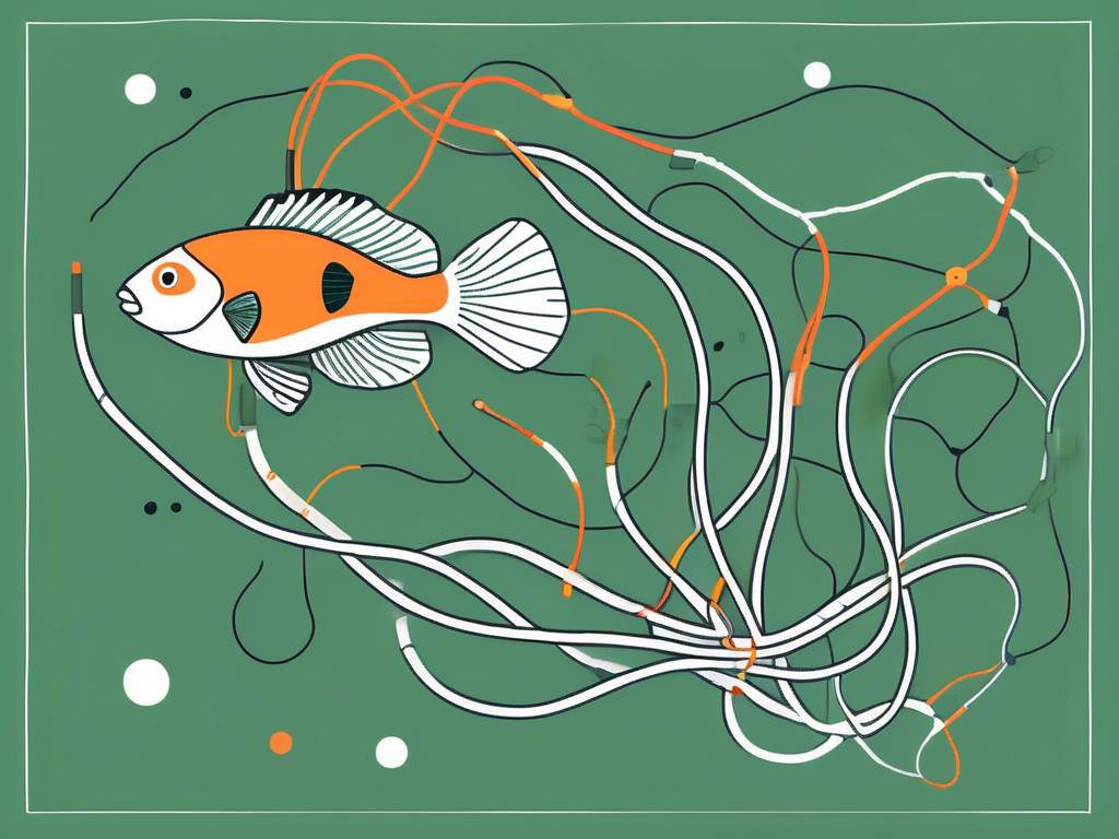 A brain connected to a heart through a neural pathway