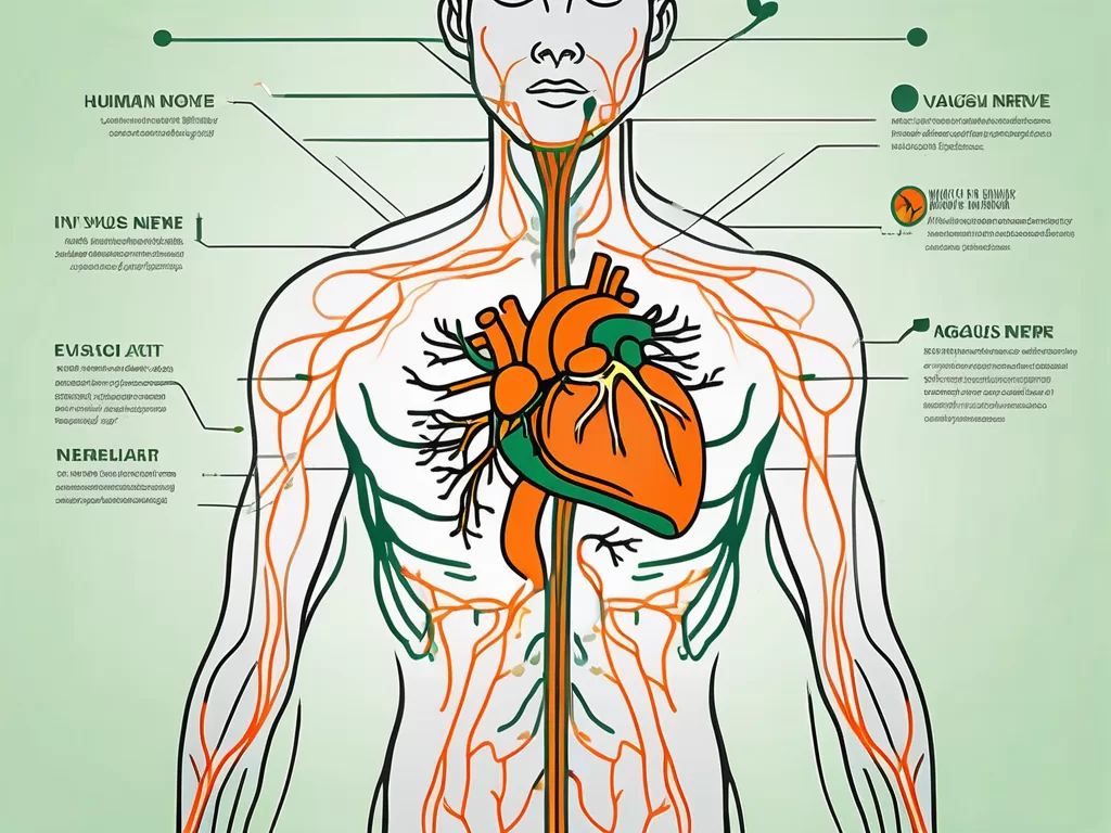 The vagus nerve in the human body