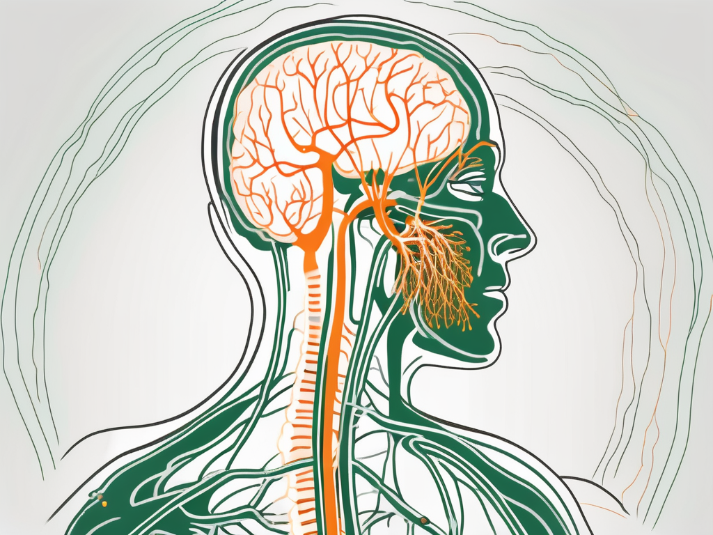 The vagus nerve in the human body