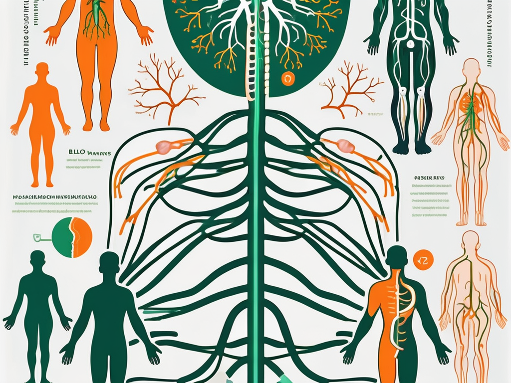 The human nervous system focusing on the vagus nerve