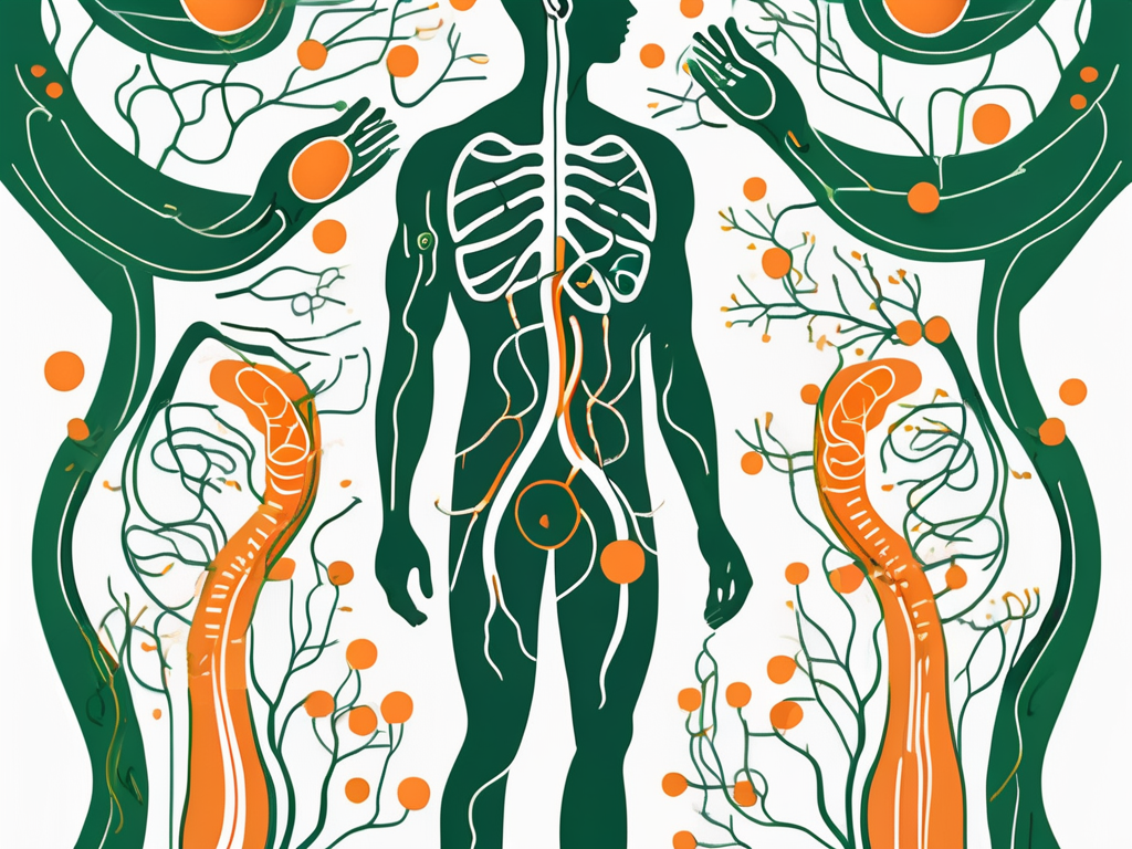 The vagus nerve in relation to the digestive system