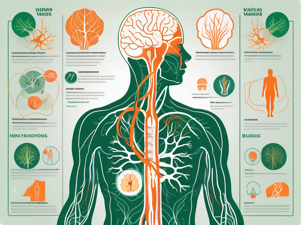 The human nervous system with a focus on the vagus nerve