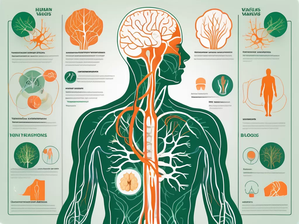 The human nervous system with a focus on the vagus nerve