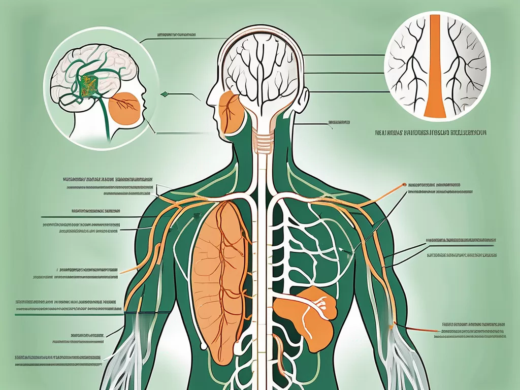 The vagus nerve in the human body