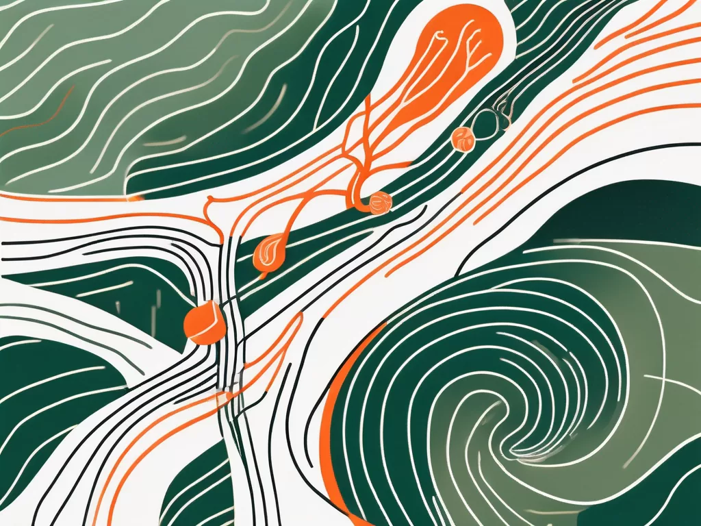 The vagus nerve as a winding path