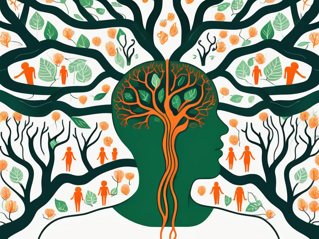 The vagus nerve as a tree