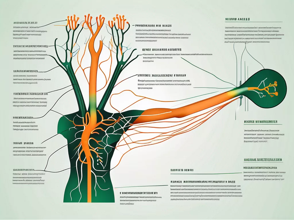 The vagus nerve in the human body