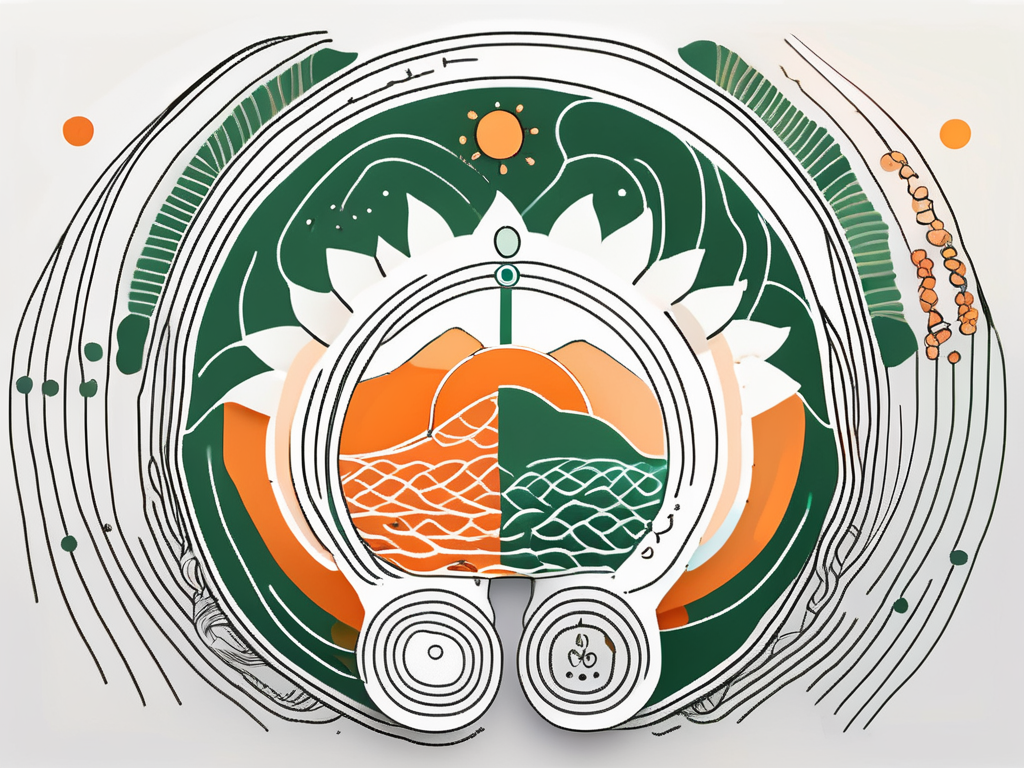 The alpha-stim device connected to the ear (indicating the vagus nerve)