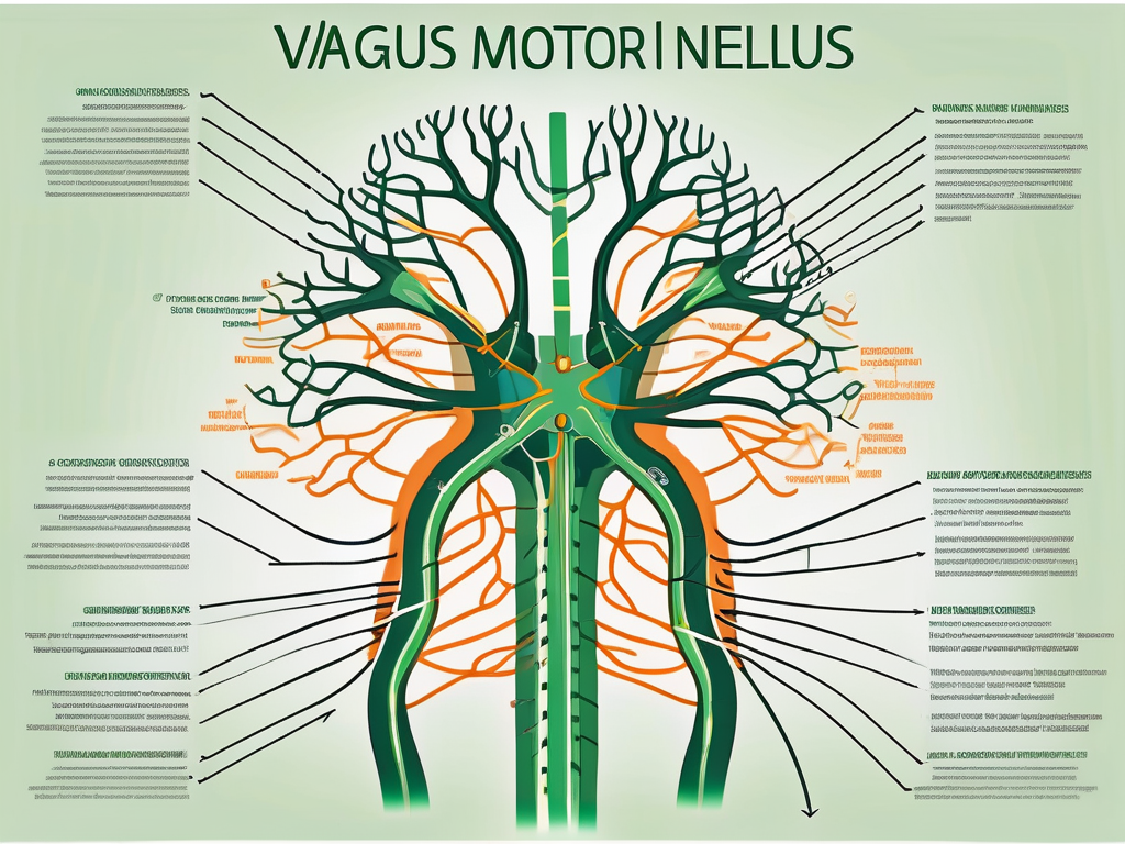 The dorsal motor nucleus of the vagus nerve