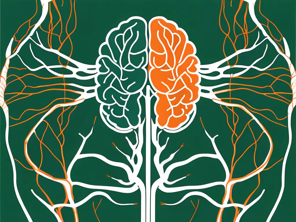 The vagus nerve in relation to the human brain and vocal cords
