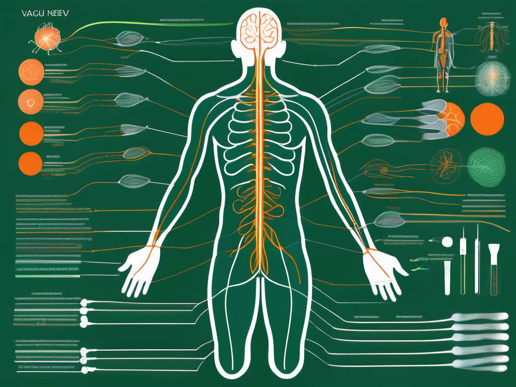 The vagus nerve in the human body