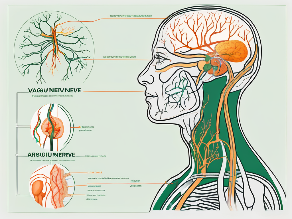 The vagus nerve in the human body