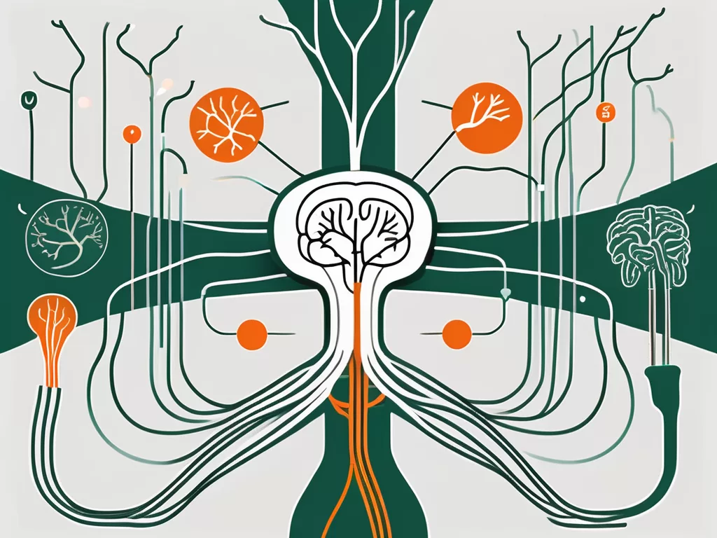 The human nervous system focusing on the vagus nerve