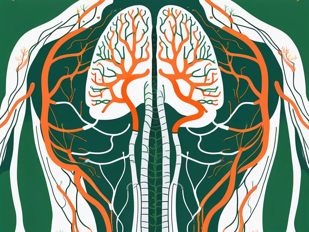 The vagus nerve in the human body