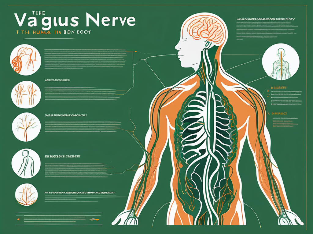 The vagus nerve in the human body
