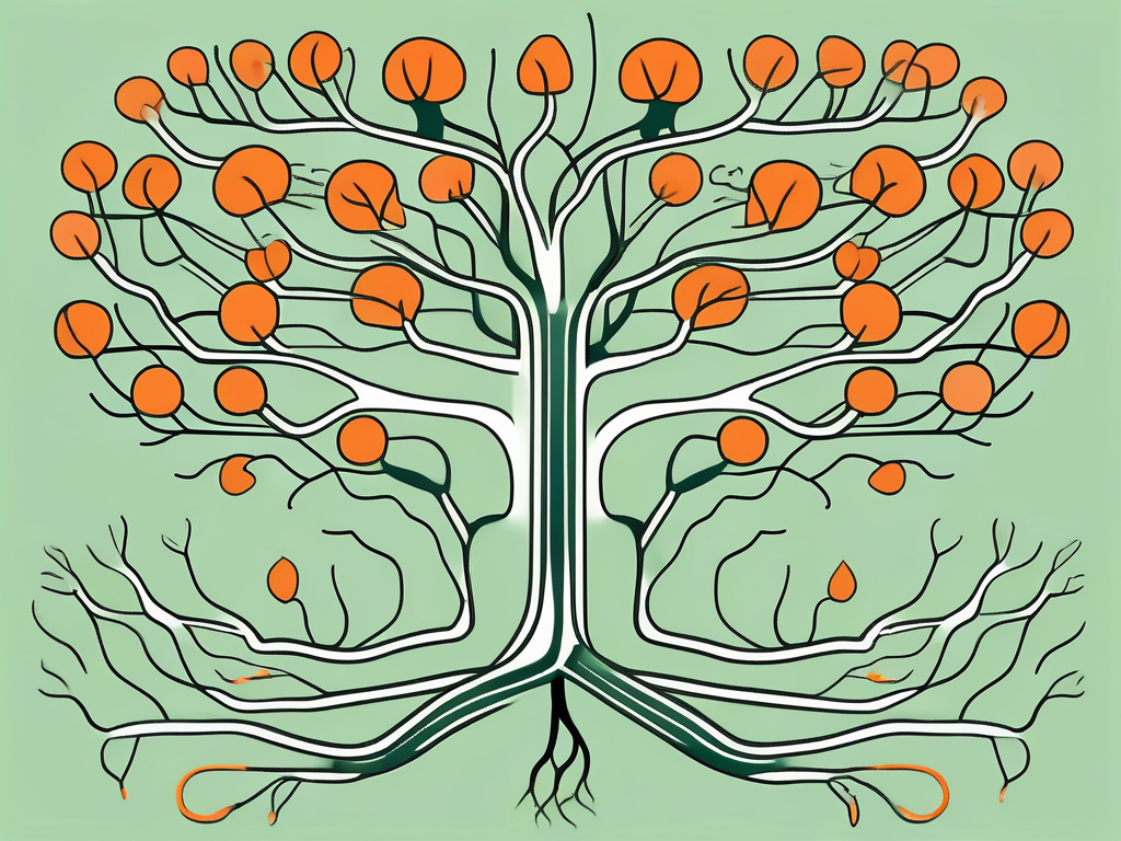 The vagus nerve as a tree