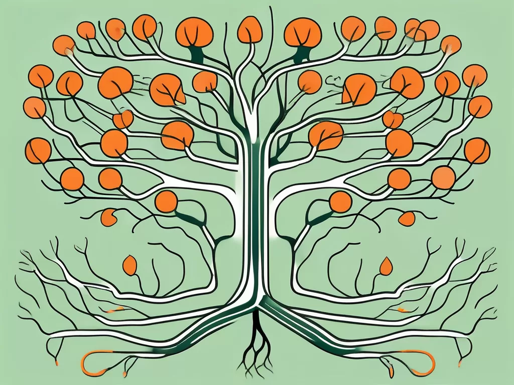 The vagus nerve as a tree