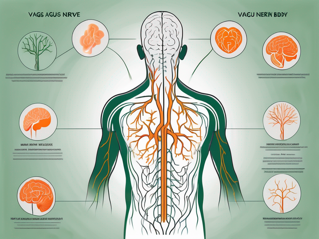 The vagus nerve in the human body