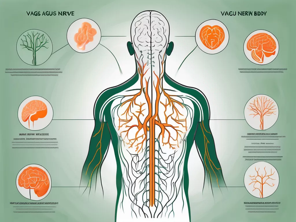 The vagus nerve in the human body