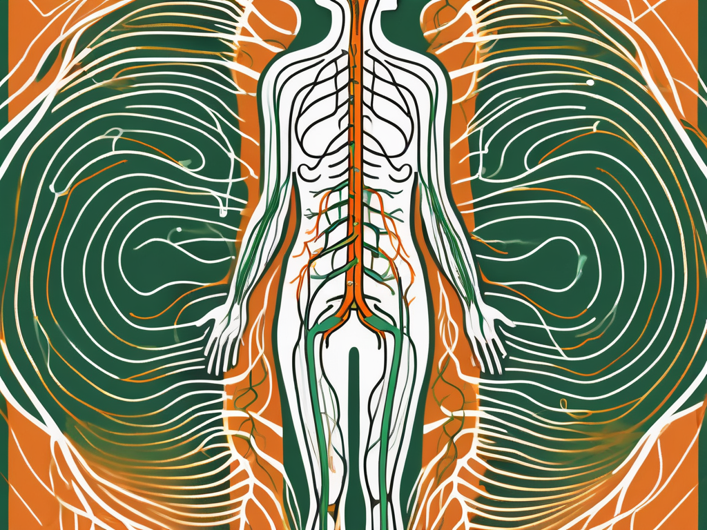 The vagus nerve in the human body