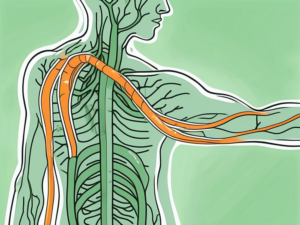 The vagus nerve in relation to the human digestive system
