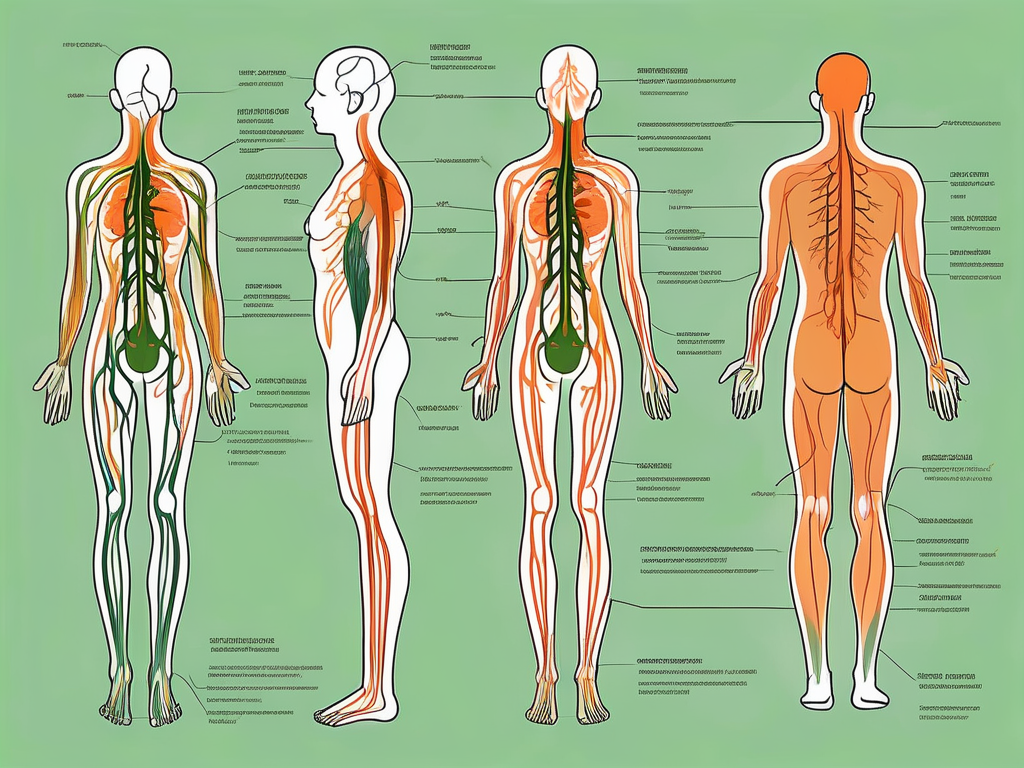 The vagus nerve in the human body