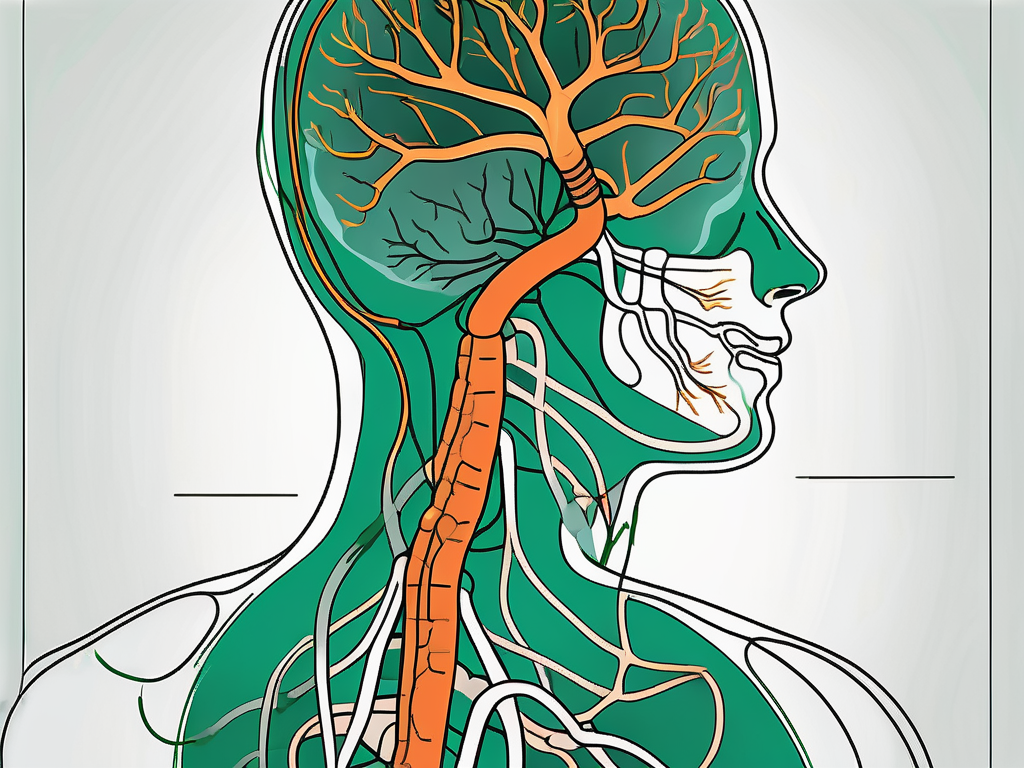 The vagus nerve in the human body