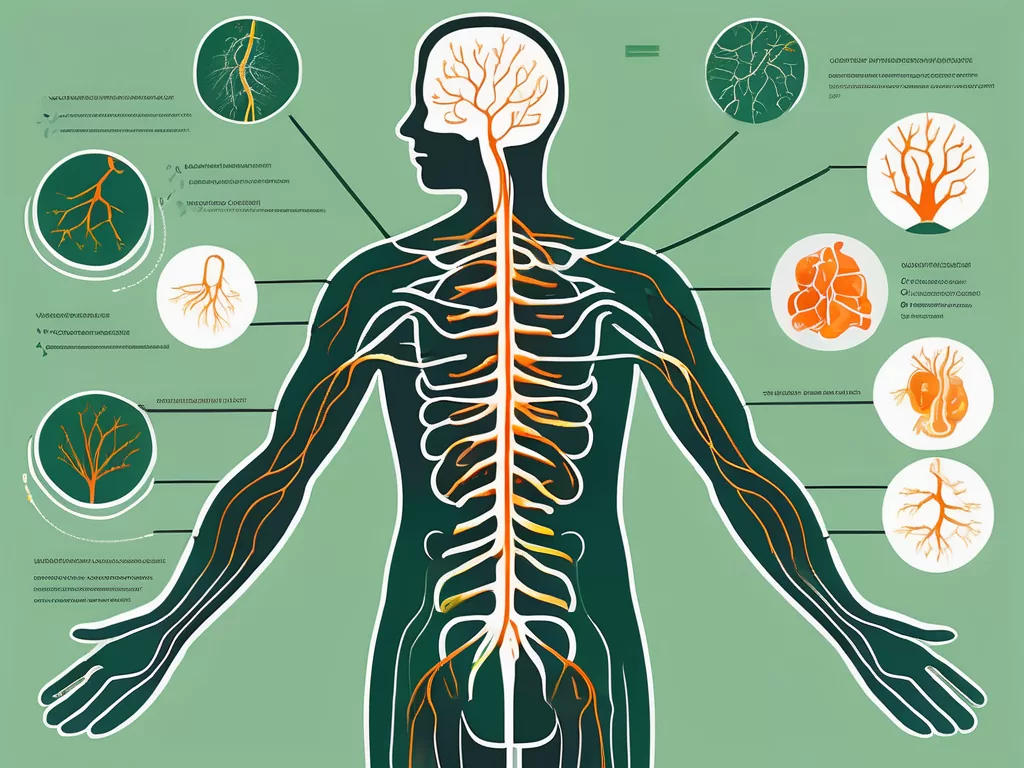The human nervous system focusing on the vagus nerve