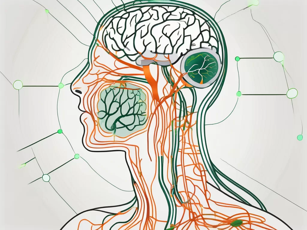 The human nervous system focusing on the vagus nerve