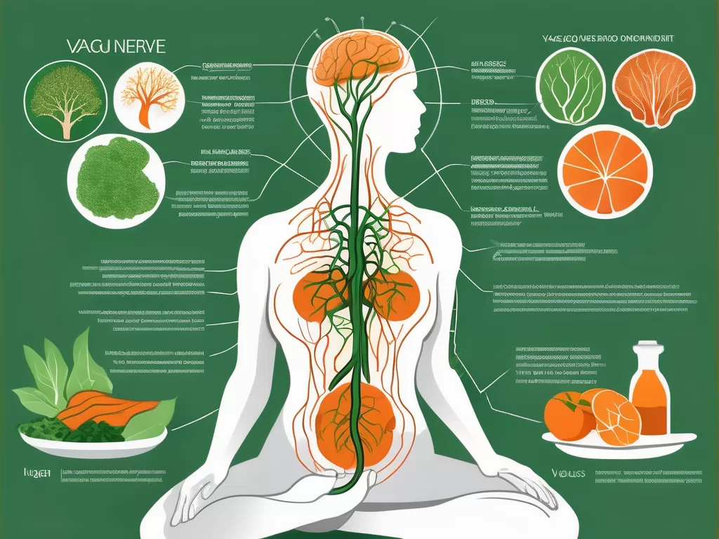 The vagus nerve in the human body