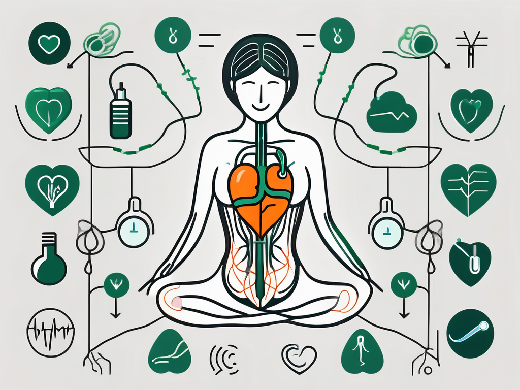 The vagus nerve in the human body