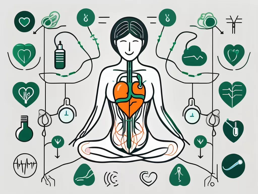 The vagus nerve in the human body