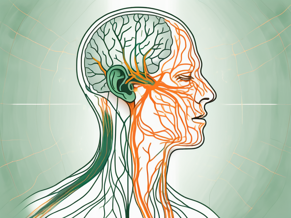 The vagus nerve in the human body