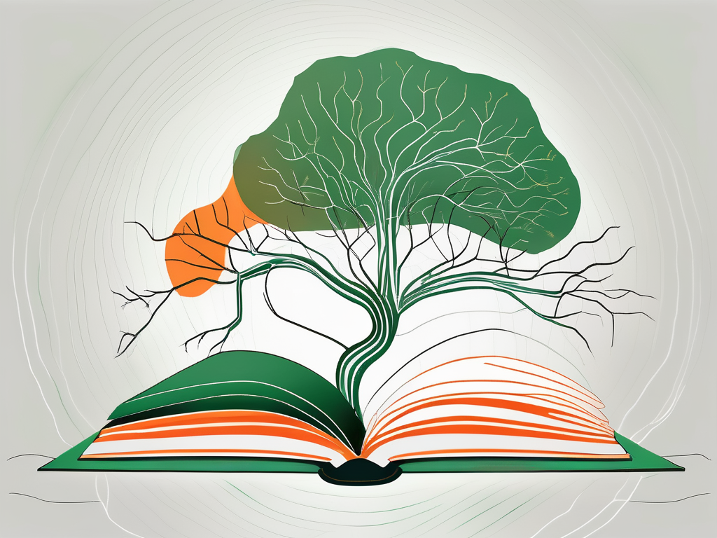 A book with an anatomical diagram of the vagus nerve on its cover