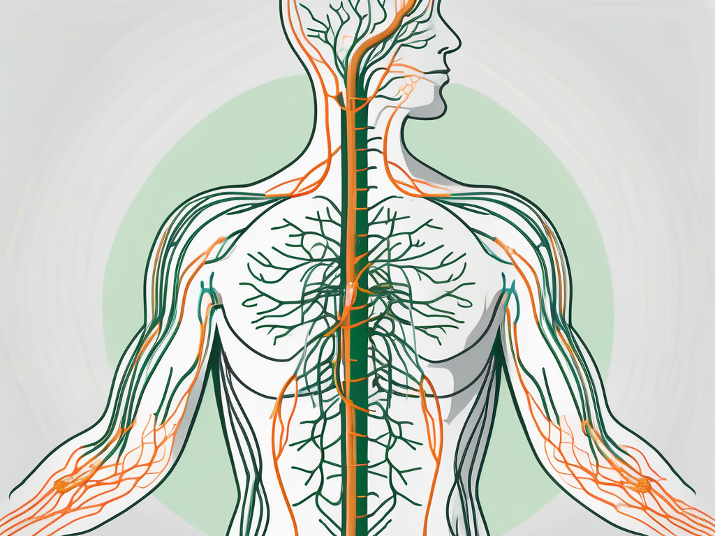The vagus nerve in the human body