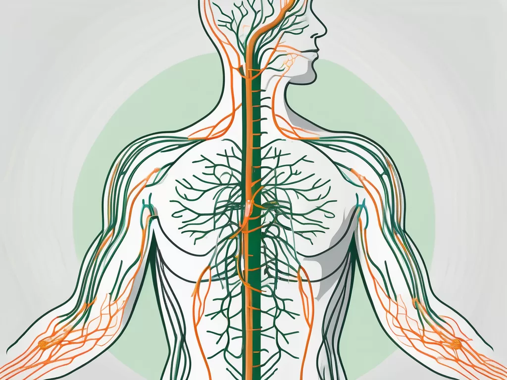 The vagus nerve in the human body