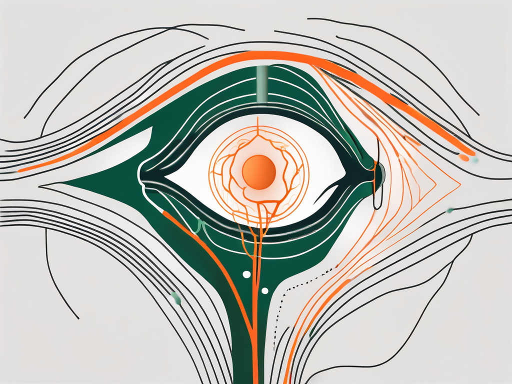 The vagus nerve in relation to the human eye