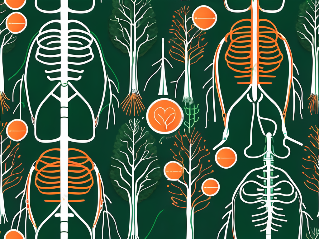 The vagus nerve in the human body