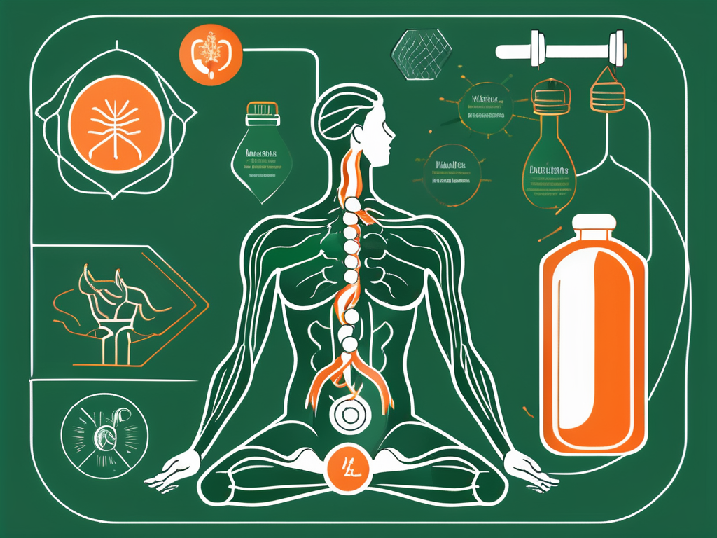 The neck area highlighting the vagus nerve
