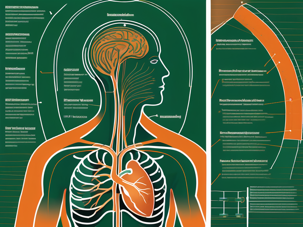 The nervus phrenicus and nervus vagus in relation to the human body