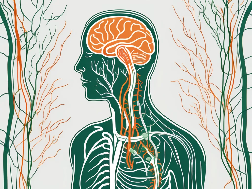 The vagus nerve in relation to the digestive system
