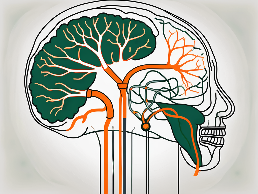 The vagus nerve in relation to the human heart and brain