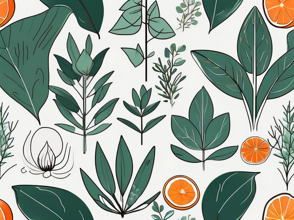 Various natural elements like plants