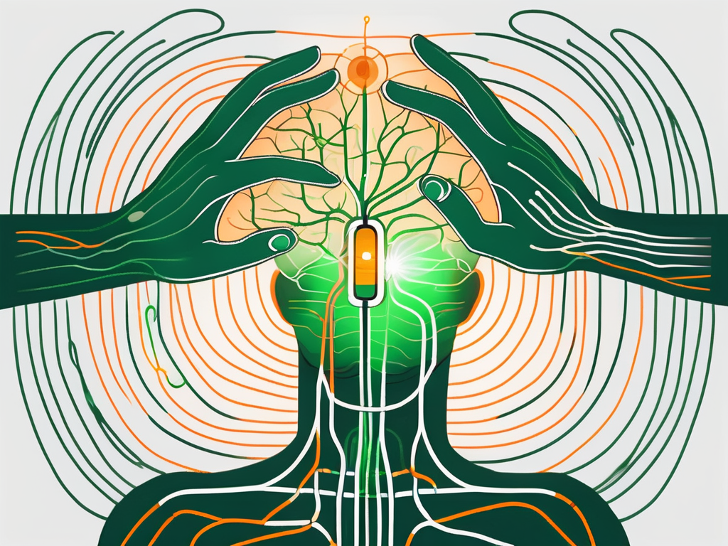 The vagus nerve connecting the brain and the eye
