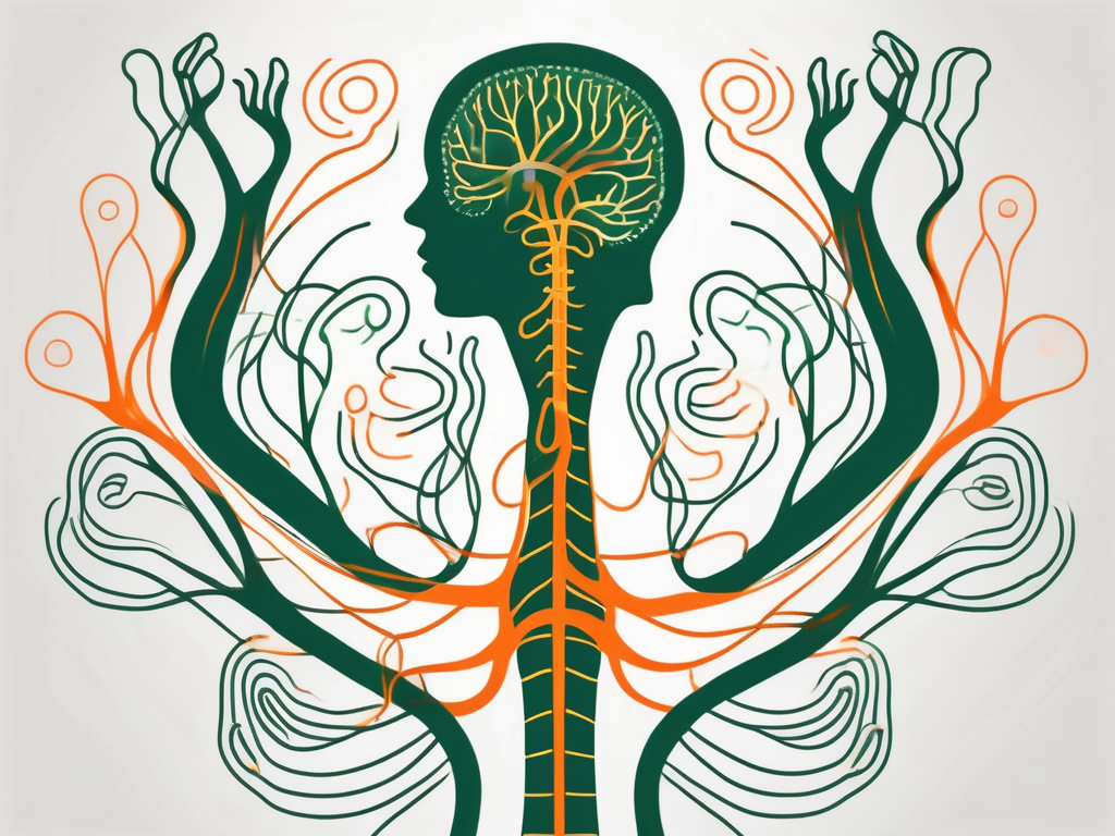 The vagus nerve in relation to the human body