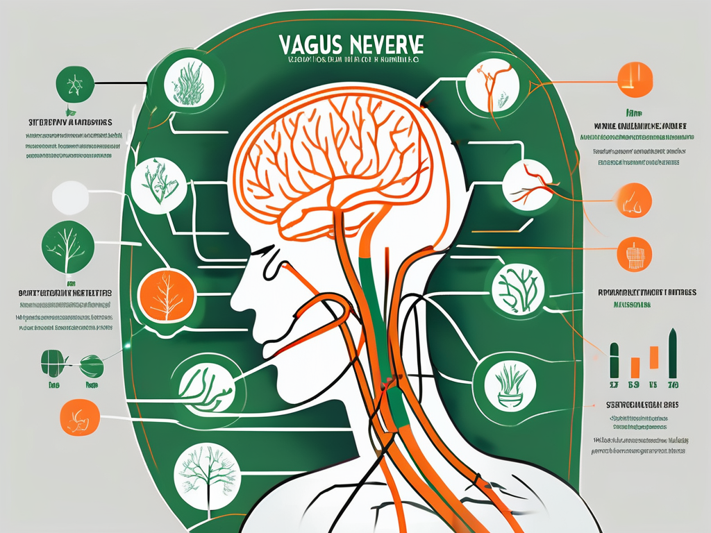 The vagus nerve in the human body