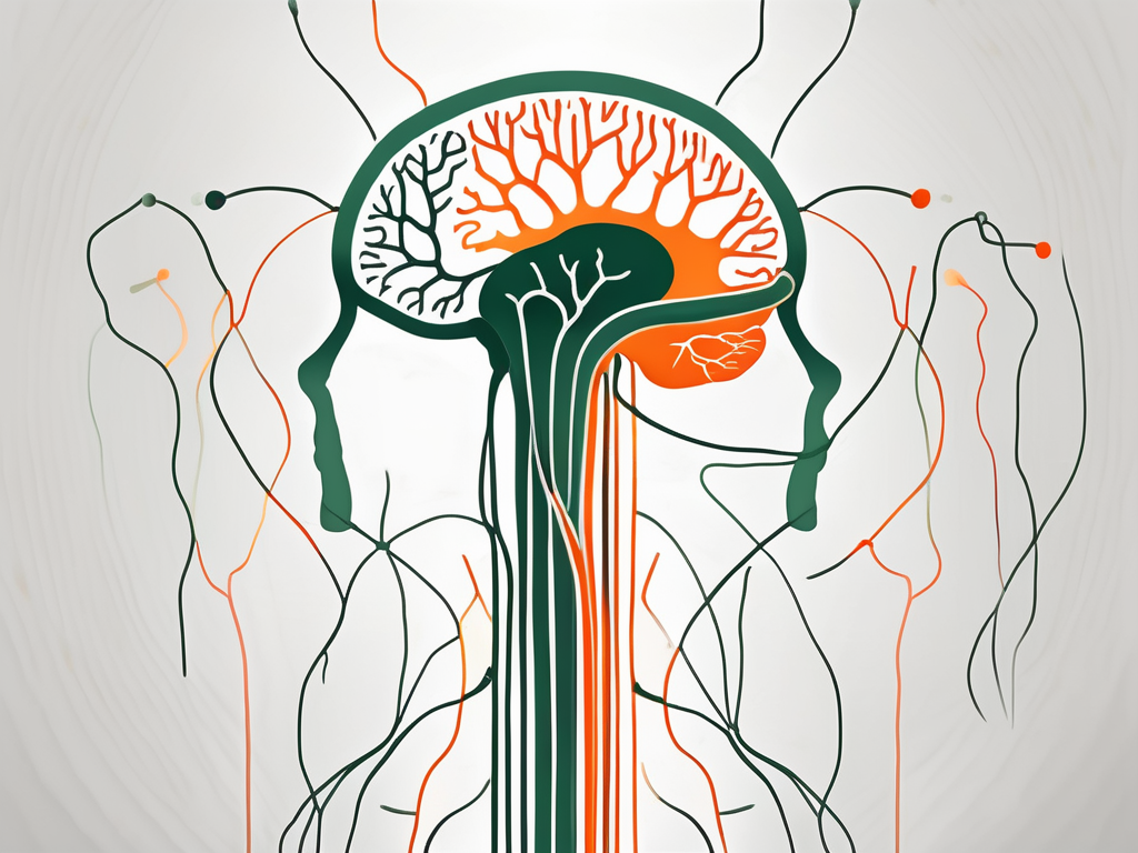 The vagus nerve as an abstract art piece