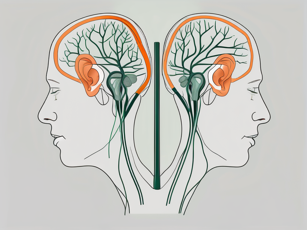 The auricular branches of the vagus nerve