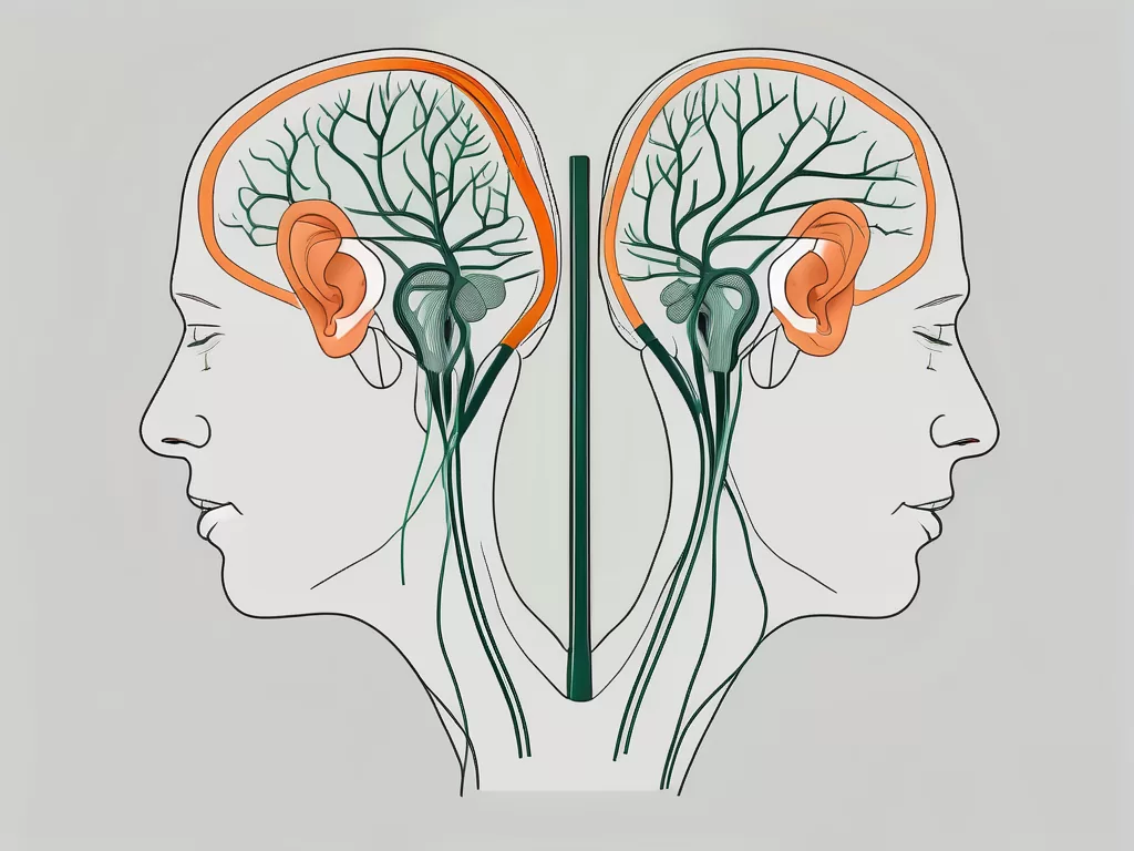 The auricular branches of the vagus nerve