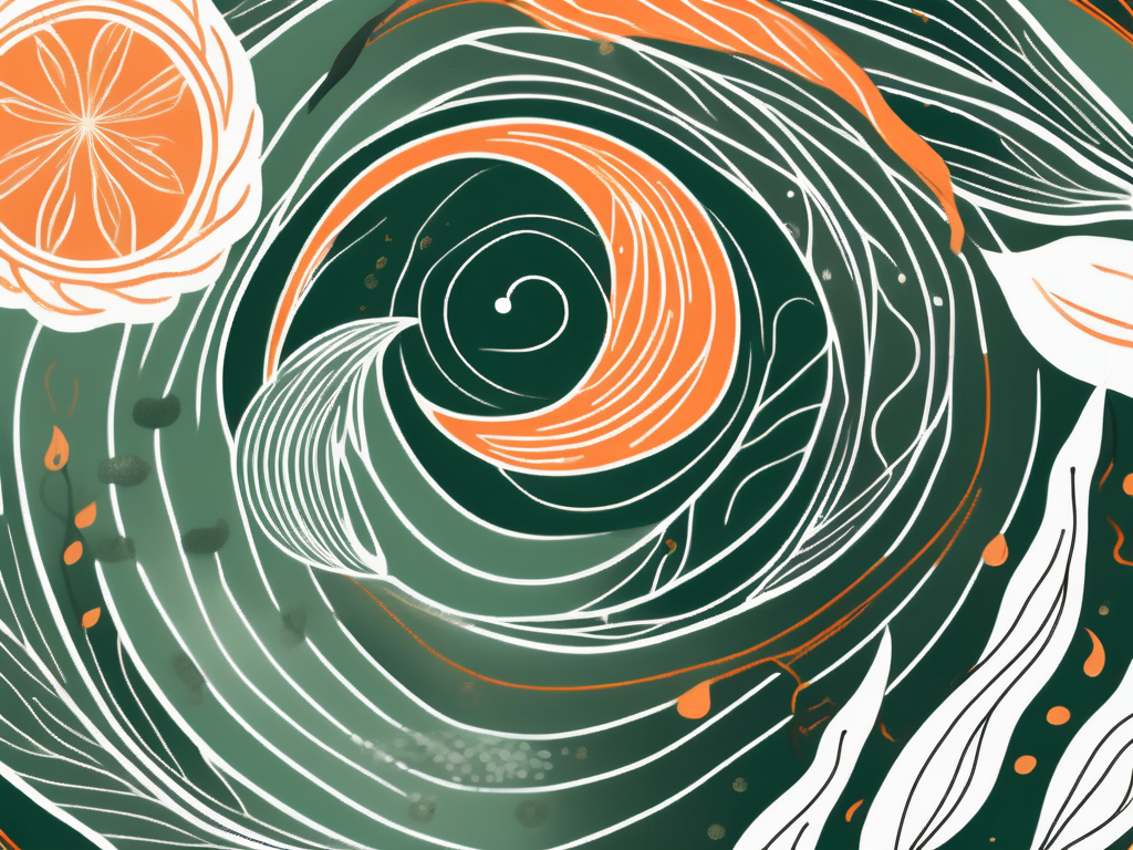 A serene yoga mat surrounded by calming elements like candles and incense